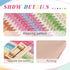 Striped Straw Clutch Purse for Women Colorful Woven Shoulder Bag Summer Crossbody Purses...