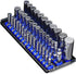 Ernst Manufacturing 8491 Socket Boss Multi-Drive Socket Organizer Tray with 13” Socket Rails, Blue – Drive Socket Storage Tray for Automotive Serv...