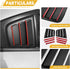 Side Blinds Car Exterior Trim Side Vents, Dodge Charger Accessories ABS Dodge Charger 2011-2023 2024 Red Line (2 Packs)......