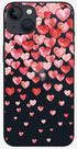 Blingy's for iPhone 13 Case (6.1 inch), Lovely Red Hearts Design Transparent Soft TPU Protective Clear Case (Falling Hearts)...