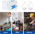 Strong Back-Glue Self Adhesive Cable Zip Tie Mounts Kit - 50 Set Cable Management Clips with 6" Zip Ties, Wire Holders - Outdoor Sticky Wire Organ...