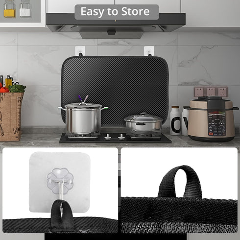 Tanice Heat Resistant Mat, 16"X24" Heat Resistant Mats for Countertop, 2PCS Fireproof Mat, Ceramic Hob Cover for Kitchen, Outdoor Grill Mats with ...