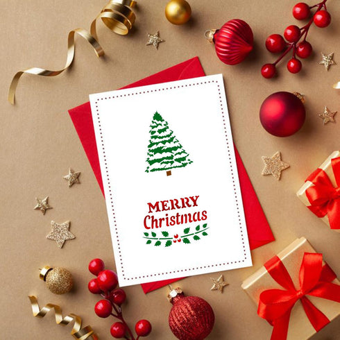 CrafTreat 36 Pieces Christmas Stencils for Painting on Wood (3x3), Merry Christmas Stencils for Painting on Fabric, Canvas, Paper, DIY Christmas S...