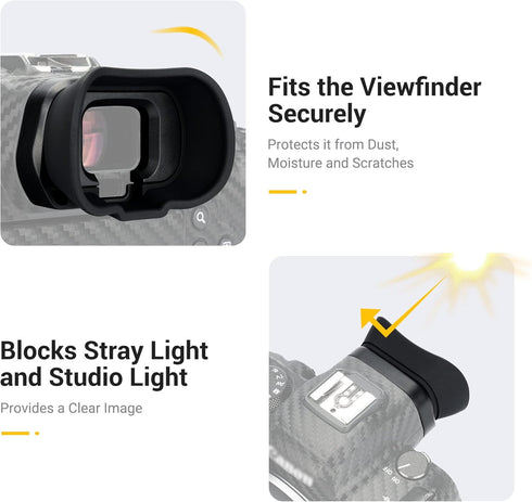 EOS R6 Mark II R6 R5C R5 Eye Cup Eyepiece, Extended Long Soft Eyecup Eyepiece Viewfinder for Canon EOS R6 Mark II R6 R5C R5 Mirrorless Cameras,Sof...