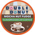 Double Donut Medium Roast Decaf Coffee Pods, Mocha Nut Fudge Flavored, for Keurig K-Cup Machines, 24 Single-Serve Capsules per Box...
