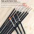 GOTIDEAL Paint Brush Set, 10 Pcs Round Pointed Tip, Small Nylon Hair Brushes for Acrylic, Oil and Gouache?Body, Face Nail Art and Rock Painting, P...