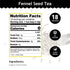 Buddha Teas - Organic Fennel Seed Tea - Herbal Tea - For Health & Digestion - USDA Certified - Clean Ingredients - OU Kosher - 18 Tea Bags (Pack o...