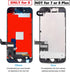for iPhone 8 Screen Replacement Black Full Assembly 4.7" 3D Touch LCD Display Screen Digitizer for A1863, A1905, A1906 with Front Camera+Earpiece+...