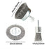 3pcs Carbon Steel Wire Brush Set for Drill - 2'' Abrasive Wire Cup Brush, Wheel Brush, 1'' Pen Brush with 1/4 Inch Round Shank - Crimped Steel Bru...