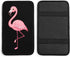 Fashion Universal Car Armrest Seat Box Cover Protector The Cute Beautiful Pink Flamingo Auto Center Console Pad Fit Car Decor Accessories...