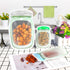 Enkrio 20 PCS Mason Jar Zipper Bags Storage Reusable Food Bag for Snack Sandwich Nuts Cookies Airtight Zipper Sealed Baggies Leak-Proof...