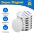 LOVIMAG Super Strong Magnets with Double-Sided Adhesive, Powerful Rare Earth Magnets, 9Pack Disc Fridge Magnets for Craft, DIY, Cabinet, Office, R...
