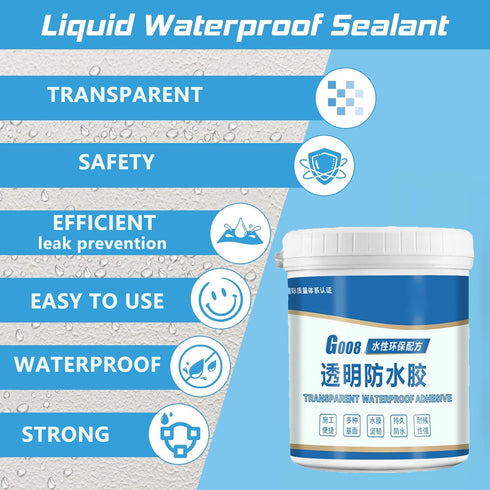 Waterproof Sealant Clear,350g Waterproof Glue,Invisible Waterproof Agent,Transparent Waterproof Coating,Waterproof Glue for Shower, Outdoors,Leaks...