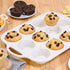 CAKETIME Silicone Muffin Pan, Metal Reinforced Frame Regular Size Cupcake Pan with Handle 12 Cups Nonstick Muffin Pan for Baking BPA Free 1 Pack C...