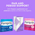 Pamprin Botanicals Supplement for PMS & Period Support, with Ashwagandha, Magnesium, Turmeric, Vitamin B6, Chasteberry, 22 Count...