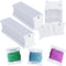 300 Pieces Plastic Floss Bobbins for Cross Cotton Thread Craft DIY Sewing Storage, Thread Organizer Holder, Embroidery Thread Cards Cross Stitch B...