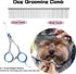 Dog Grooming Scissors for Dogs with Safety Round Tips, 6 in 1 Dog Scissors for Grooming, Curved Dog Grooming Scissors,Professional Pet Grooming Sh...