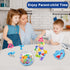ZMZS Suction Toys for Baby, Bath Toys for Kids Ages 4-8, 40 Pieces Toddler Stress Release Sensory Toys, Suction Cup Animal with Dinosaur Eggshell ...