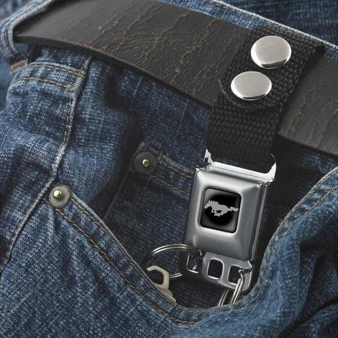 Buckle-Down unisex adult Buckle-down Keychain - Mustang Key Chain, Multicolor, One Size US...