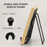 3 Pack 6-Inch Plate Holder Display Stand, Metal Plate Stands for Display + Black Plate Stand, Frame Holder Stand, Easel Stand for Display Book, Pi...