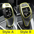 HENGYUESHANG Car Sticker Decals Gear Shift Knob Cover Carbon Color ABS Trim fits for BMW F20 F21 F22 F30 F31 F32 F33 F34 F35 F36 F07 F10 F12 F15 F...