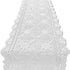 KEPSWET 14x36 inch White Cotton Crochet Lace Rectangular Table Runner Handmade Table Decoration...