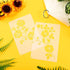 16 Pieces Wild Flower Stencils Spring Wildflower Painting Stencils Reusable Flower Template DIY Small Flower Painting Stencils for Painting on Woo...