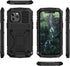 iPhone 12 Pro Max Metal case with Kickstand Built-in Screen Protector Case Sturdy Military Armor Durable Full Body Heavy Duty Shockproof Drop Test...