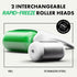 Ice Roller for Face & Body Massage w/ 2 Heads - Instantly Cool, Invigorate & Lift Puffy, Sagging Skin - Ice Face Roller - Promotes Tightening & Wr...