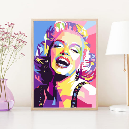 Modern Merch Diamond Art for Adults 12x16 Celebrity Pop Art Movie Star 5D Diamond Painting Kits for Adults, DIY Wall Decor, Cross Stitch Gem Art, ...