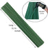 Pack of 50, Diameter 2mm Dark Green Paper Wrapped Floral stem Wire 16 Inch Floral Stem Wire - DIY Bouquet Stem Wrapping and Crafts...