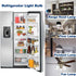 Upgraded 5304517886 kei d28a kel2811 LED Bulb E17 4W Refrigerator Light Bulb Replace, Daylight 5.5W Appliance Lamp Range Hood 40W-60W Equivalent, ...