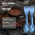 OUTXE 2-Pack Titanium Ultra Lightweight Camping Utensil, Eco-Friendly Spork for Backpacking, Hiking, Outdoors Ice-Crystal Blue....