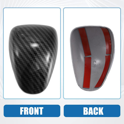 X AUTOHAUX Car Gear Shifting Knob Cover Trim ABS Carbon Fiber Pattern for Honda Accord Sedan 9th Gen 2013-2017...