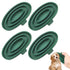 4 Pack Dog Grooming Brush Bath Washing Massage Brush with Handle Pet Shower & Bath Tools for Short & Long Haired Dogs and Cats...