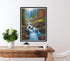 5D Diamond Painting Landscape, Paint with Diamonds DIY Diamond Art Forest Woods Streams, Diymood Painting by Number Kits Full Drill Rhinestone for...