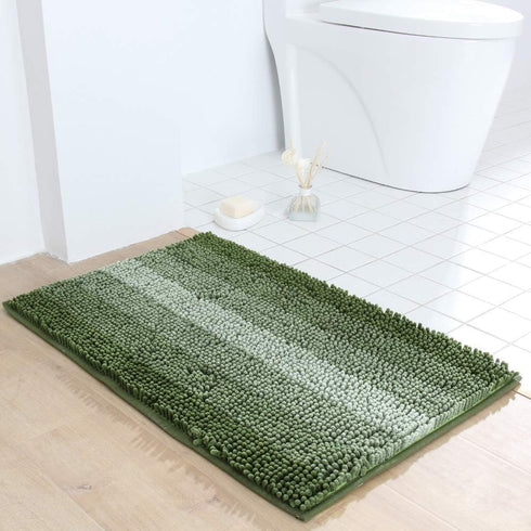 COSY HOMEER 28x18 Inch Bath Rugs Made of 100% Polyester Extra Soft and Non Slip Bathroom Mats Specialized in Machine Washable and Water Absorbent ...