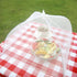 (6 Pack) ESFUN Food Net Covers for Outside, 17"x 17" Large Outdoor Food Cover Mesh Screen Tents Umbrella Fly Food Covers for Picnics, Parties, BBQ...
