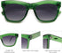 SOJOS Classic Cat Eye Polarized Sunglasses for Women Retro Trendy Bold Rectangular Sunnies SJ2254...