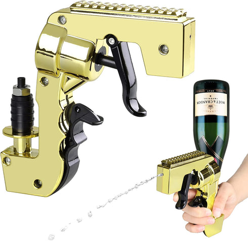 Champagne Gun Shooter,Beer Gun Shooter,Alcohol Gun Shooter Bottle Beer Squirt Gun Adjustable Dispenser Red Wine for Party Birthday Christmas...