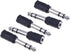 eBoot Headphone Adapter 6.35 mm Male to 3.5 mm Female Stereo Audio Earphone Jack Adapter, 5 Pieces, Black...