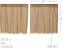 VHC Brands Primitive Farmhouse Kitchen Window Curtains-Tobacco Cloth Fringed Tier Pair, Set 24x36, Khaki Tan...