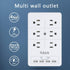 Multi Plug Outlet Surge Protector Nikleb, 12 Electrical Outlet Extender 3 Sided, Wall Outlet with 4 USB Charging Ports Total 4.8A, Plug Adapter 3 ...