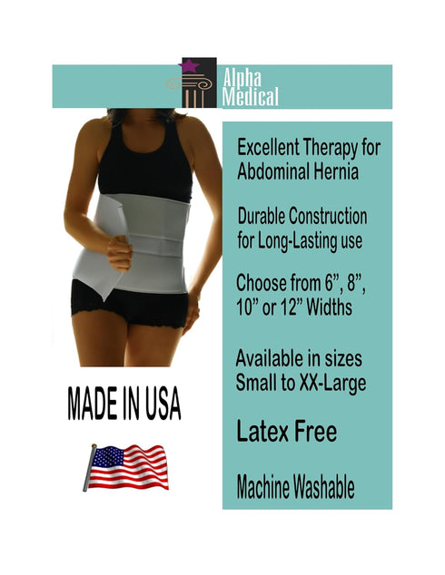 Abdominal Binder for Men and Women | Postpartum Wrap | Stomach Support Wrap | Surgical Binder | Hernia Support Abdominal Binder | Post Surgery Sto...