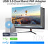 New AC1300 USB WiFi Adapter- 2.4G/5G Dual Band Wireless Network Adapter for PC Desktop, MU-MIMO WiFi Dongle, USB 3.0, Supports Windows 11, 10, 8.1...
