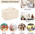 2022 Large Capacity Travel Cosmetic Bag, Makeup Bag Waterproof Portable Cosmetic Bag, Toiletry Bag for Skincare Cosmetics Toiletries with Handle a...