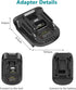 KUNLUN DM18M Battery Adapter for Makita 18V Tools Convert for Dewalt 20V Battery & Milwaukee M18 18V Battery to Makita 18V Battery BL1830 BL1840 B...