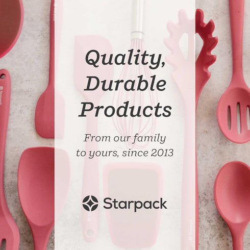Starpack 'The All Rounder' XL Premium Silicone Spoonula Spatula - Silicone Spatula Spoon Heat Resistant to 600°F - Best Silicone Spoonulas - Rubbe...