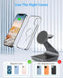 3 in 1 Wireless Charger for MagSafe, Aluminum Alloy Wireless Charging Station, Compatible with iPhone 14/13/12, Apple Watch, AirPods Pro/3/2 (Cabl...