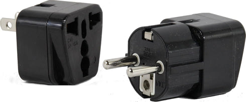 US to Vietnam/South Korea Travel Adapter Plug for USA/Universal to Asia Type E (C/F) & A AC Power Plugs Pack of 2...